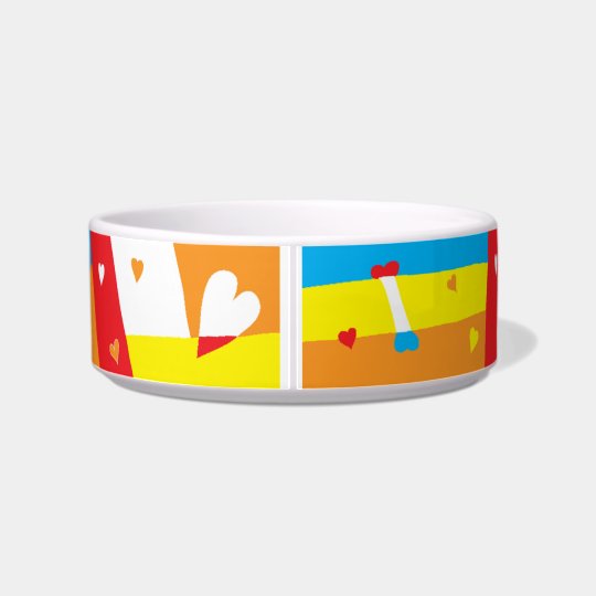 Pet DOG Medium Bowl "Eat Drink and be Furry!"