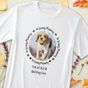Pet Dog Memorial Loving Memory Personalised Photo T-Shirt