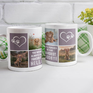 Pet Dog Memorial Photo Collage Coffee Mug
