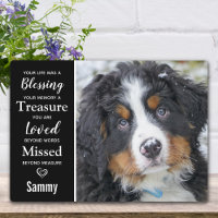 Pet Dog Memorial Remembrance Keepsake Photo