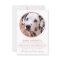 Pet Dog Memorial Rose Gold Custom Photo Sympathy