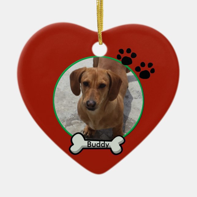 Pet Dog Ornament (Front)