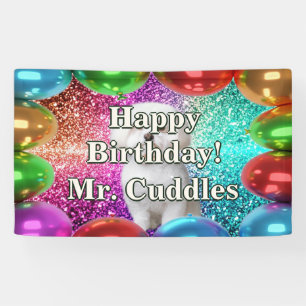 Pet Dog Personalised character birthday banner