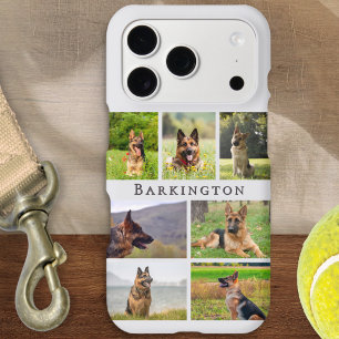 Pet Dog Photo Collage Personalised Light Grey