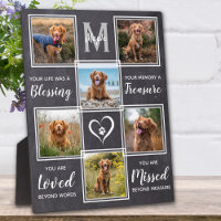 Pet Dog Photo Collage - Pet Loss Sympathy Memorial