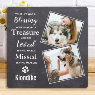 Pet Dog Remembrance - Pet Loss Gift - Pet Memorial Plaque