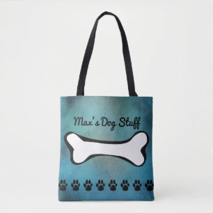 Pet Dog Toys & Accessories Watercolor Tote Bag