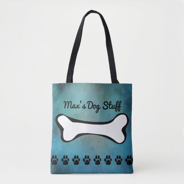 Pet Dog Toys & Accessories Watercolor Tote Bag (Front)