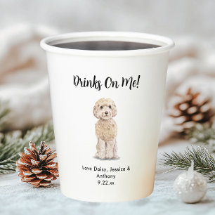 Pet Dog Wedding Paper Cups