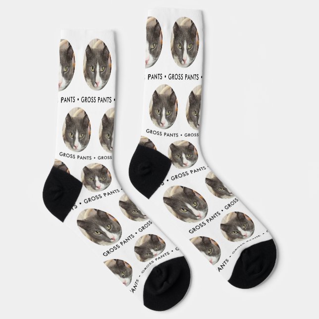Pet Face Socks Monogram (Right)