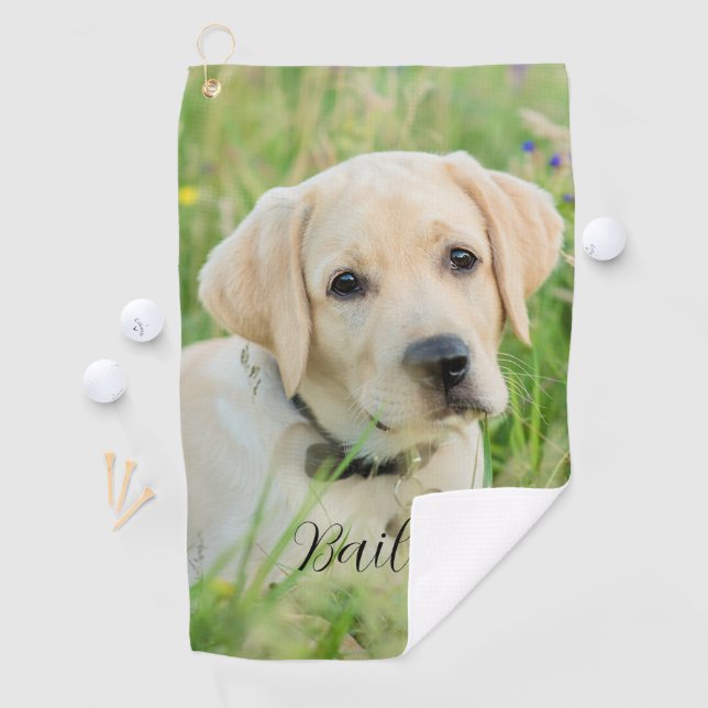 Pet Family Photo  Golf Towel (InSitu)