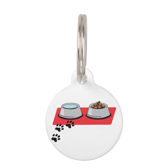Pet Feeding Bowls Tag (Front)