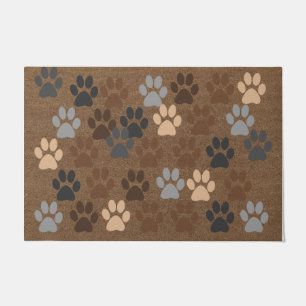 Pet Footprints Doormat, Funny Cat Lover Gift Doormat