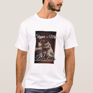 Pet friends besties add name pet photo animal love T-Shirt
