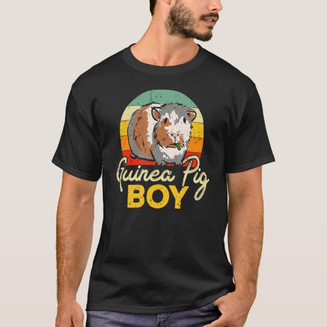 Pet   Furry Potato Guinea Pig Boy T-Shirt (Front)