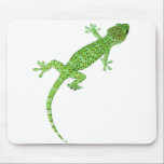 Pet Gecko Lizard design Mouse Mat<br><div class="desc">Pet Gecko Lizard design
Green Gecko  a great Reptile design for Lovers of Lizards. Perfect design for anyone with a pet lizard. Or anyone interested in or studying reptiles,  amphibians and Herpetology</div>