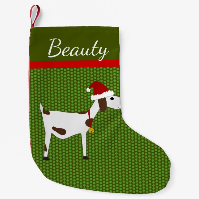 Pet Goat Christmas Stocking (Front)