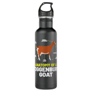 Pet Goat Lovers Meme Pet Animal Pun Funny Toggenbu 710 Ml Water Bottle