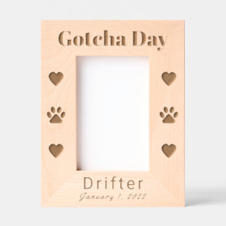 Pet Gotcha Day Etched Frames