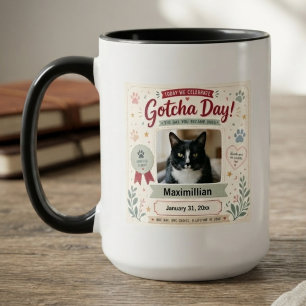 Pet Gotcha Day Vintage Botanical Mug