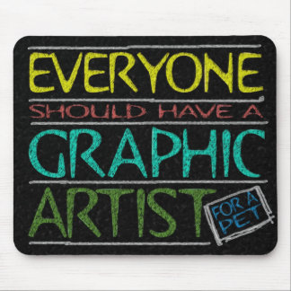 Pet Graphic Artist Mouse Pad