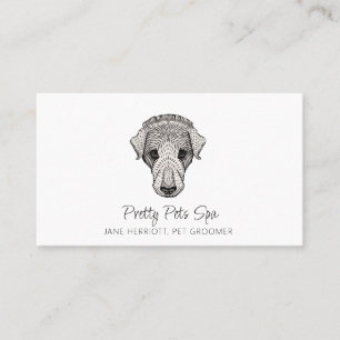 Pet Groomer Dog Spa Business Card