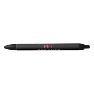 PET groomer, dog walker, designer artist Black Ink Pen