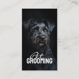 Pet Groomer Salon Care Kerry Blue Terrier Business Card