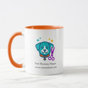 Pet Grooming Company Business Logo Mug
