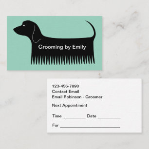 Pet Grooming Cute Appointment Cards