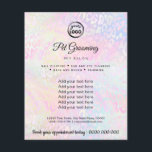 pet grooming flyer<br><div class="desc">pet services flyer</div>