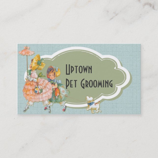 Pet Grooming or Pet Related Business Card (Front)