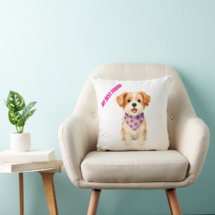 Pet Grooming Personalised Luxury Modern Collection Cushion