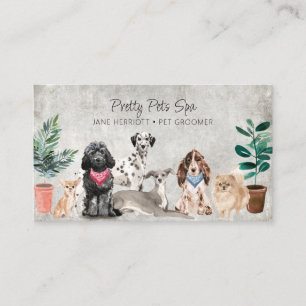 Pet Grooming Pet Spa Business Card