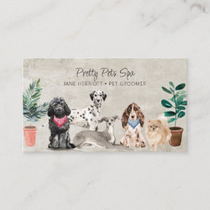 Pet Grooming Pet Spa Business Card