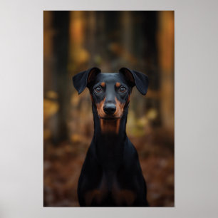 Pet Grooming Salon Boutique German Pinsch Portrait Poster