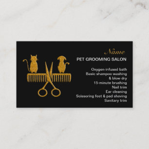 Pet grooming Salon Business Card