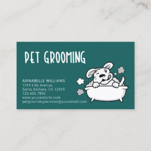 Pet Grooming Services  Business Card