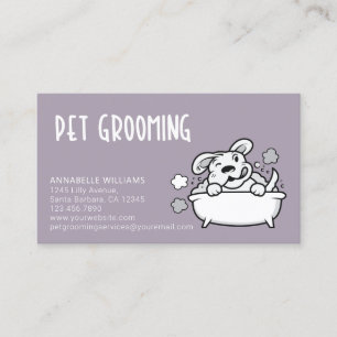 Pet Grooming Services  Business Card