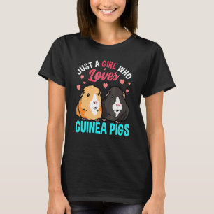 Pet Guinea Pig Girl Who Loves Guinea Pigs T-Shirt