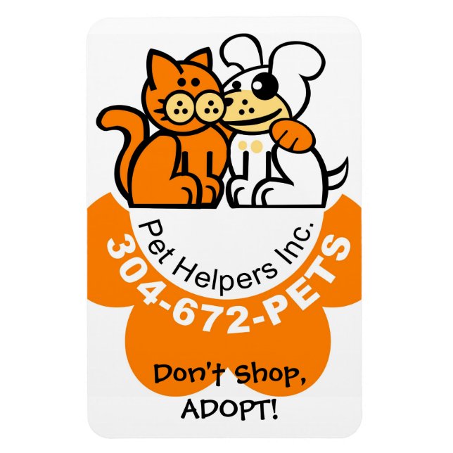 Pet Helper's Flexi Magnet (Vertical)