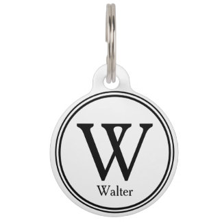 Pet ID Personalized Custom Name Tags - Minimal