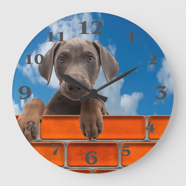 Pet image for Round-Large-Wall-Clock Large Clock (Front)