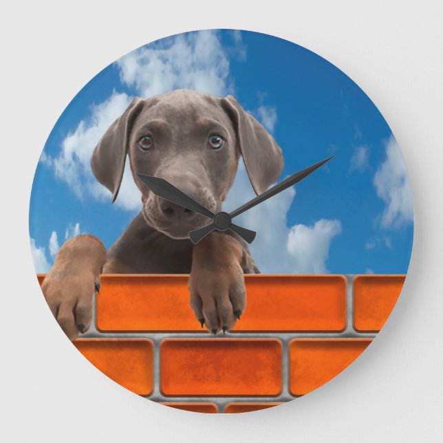 Pet image for Round-Large-Wall-Clock Large Clock (Front)