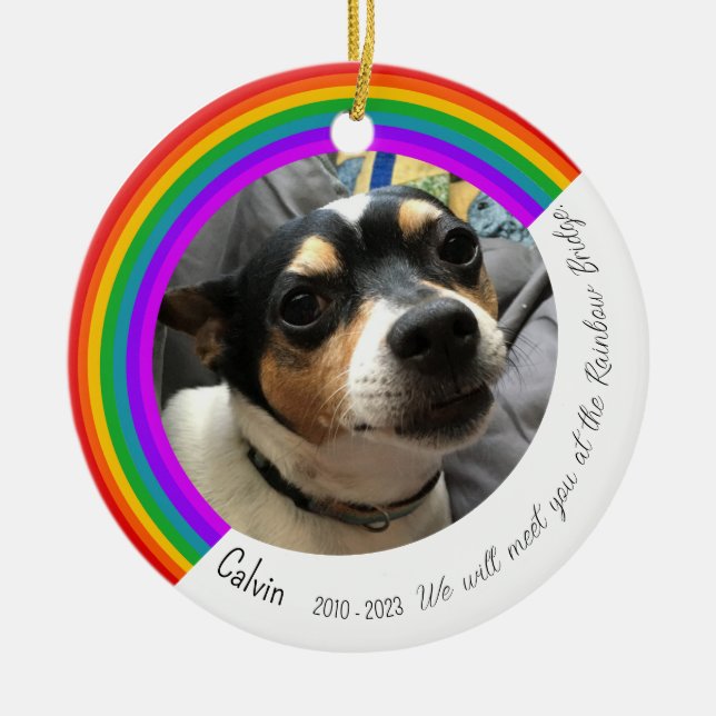 Pet In Memory Of Ornament (Front)