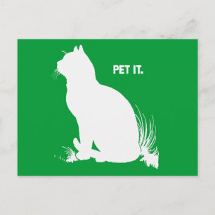 PET IT - WHITE -.png Postcard