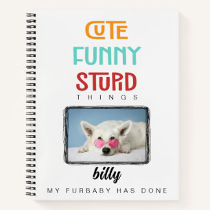 Pet Journal, Custom Photo, Fun, Notebook
