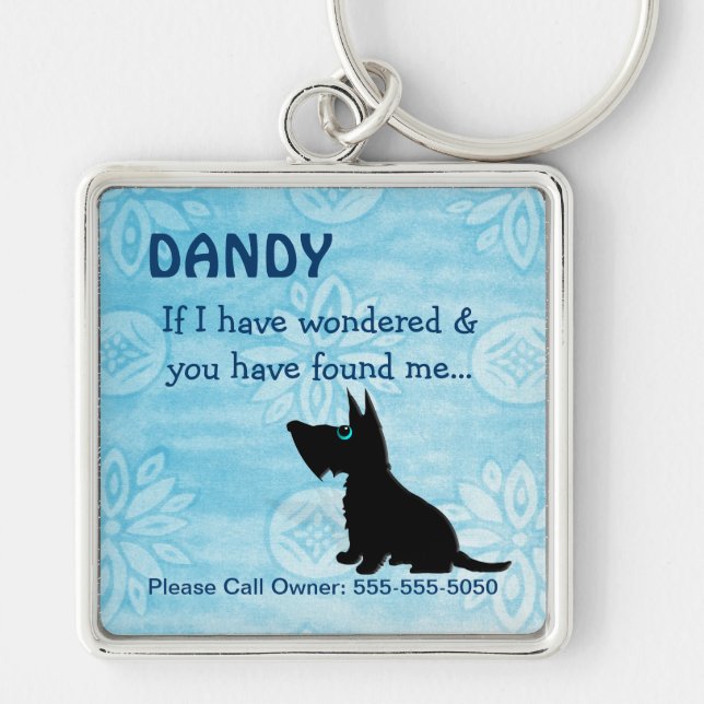 Pet Keeper ID Tag Key Ring (Front)