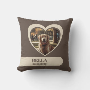 Pet Keepsake - Heart Customisable Pillow