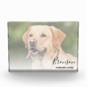 Pet Keepsake Memorial Photo Block